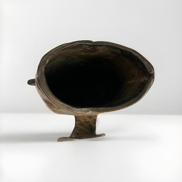 VTG Koi Fish Brass Vase Statue Sculpture Home Decor - Picture 15 of 15